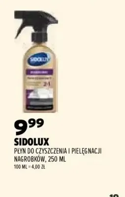 Płyn do czyszczenia i pielęgnacji nagrobków Sidolux promocja w Drogerie Natura