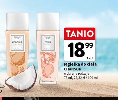 Mgiełka do ciała Chanson D'Eau Coconut promocja w Intermarche