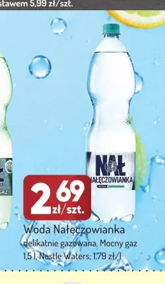 Woda Nałęczowianka delikatnie gazowana promocja w Avita