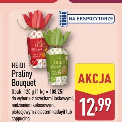 Praliny Bouquet z orzechami laskowymi promocja w Aldi