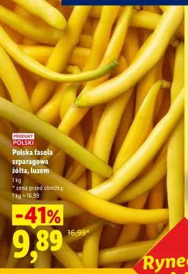 Fasola szparagowa żółta polska Ryneczek Lidla promocja w Lidl