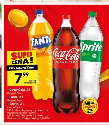 Napój gazowany Fanta Zero promocja w Twój Market