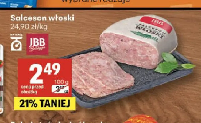 Salceson włoski promocja w Delikatesy Centrum