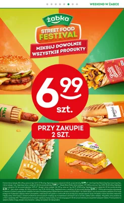 Produkty Street Food Festival promocja w Żabka