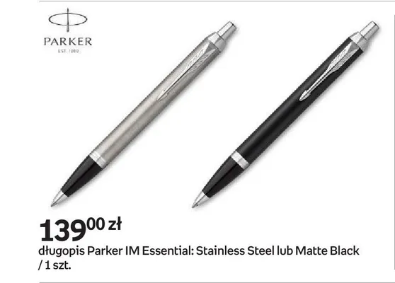 Długopis Parker IM Essential Stainless Steel promocja w Empik