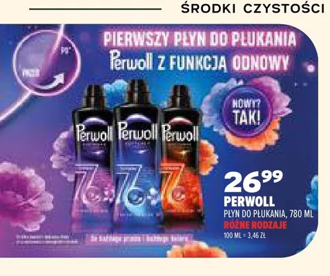 Płyn do płukania Perwoll promocja w Drogerie Natura