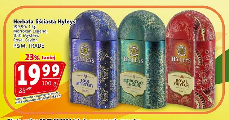 Herbata liściasta Hyleys Moroccan Legend promocja w Prim Market
