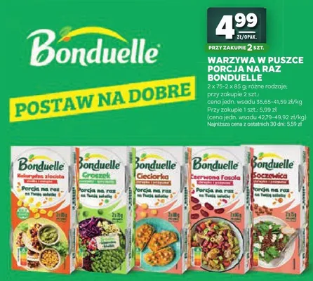 Kukurydza złocista Bonduelle Porcja na raz 2-pak promocja w Stokrotka