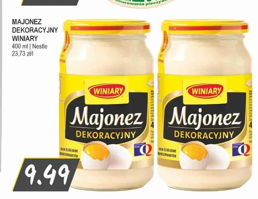 Majonez dekoracyjny Winiary promocja w Słoneczko