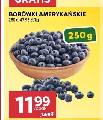 Borówki amerykańskie promocja w Stokrotka