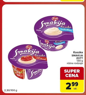Kaszka Smakija Zott promocja w Carrefour Market