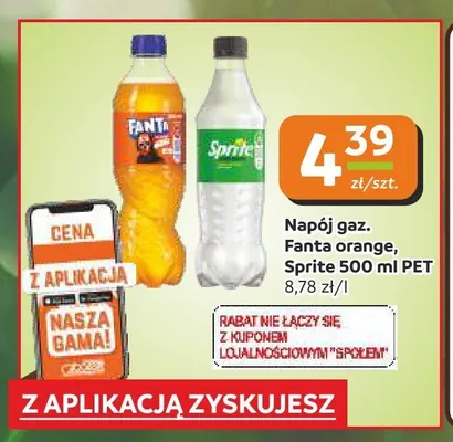 Napój gazowany Sprite promocja w Społem Częstochowa
