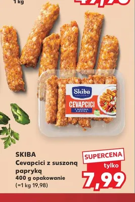 Cevapcici z suszoną papryką Skiba promocja w Kaufland