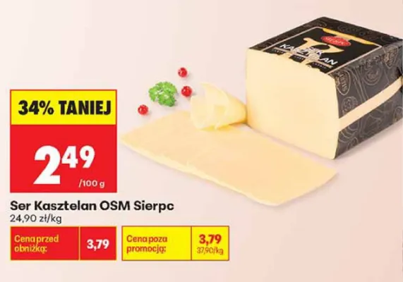 Ser Kasztelan OSM Sierpc promocja w Biedronka