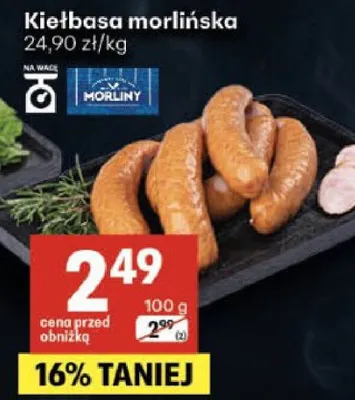 Kiełbasa śląska promocja w Delikatesy Centrum
