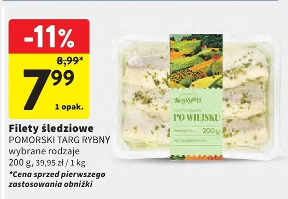 Filety śledziowe promocja w Intermarche