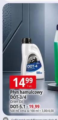 Płyn hamulcowy DOT-5,1 Orlen Oil promocja w Leclerc