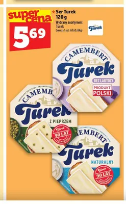 Ser Camembert naturalny Turek promocja w TOPAZ