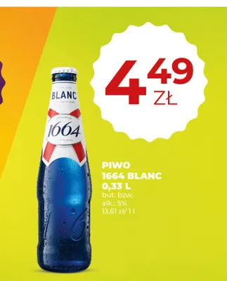 Piwo 1664 Blanc promocja w Duży Ben