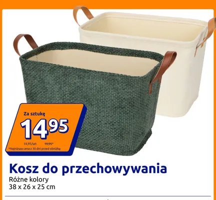 Kosz do przechowywania promocja w Action