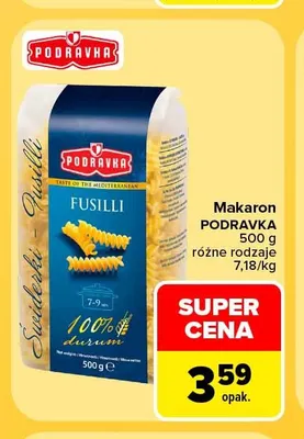 Makaron Podravka promocja w Carrefour Market