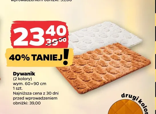 Dywanik 60x90 cm promocja w Netto