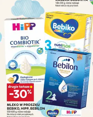 Mleko w proszku Bebilon promocja w Stokrotka