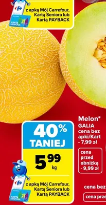 Melon Galia promocja w Carrefour