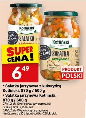 Sałatka jarzynowa z kukurydzą promocja w Twój Market