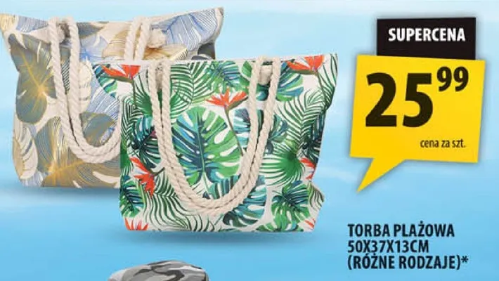 Torba plażowa 50x37x13cm promocja w Arhelan