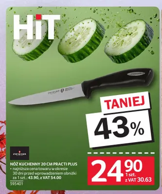 Nóż kuchenny 20 cm Practi Plus Zwieger promocja w Selgros