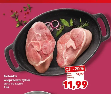 Golonka wieprzowa tylna cięta od szynki promocja w Kaufland