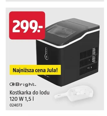 Kostkarka do lodu Bright 120W 1,5 l promocja w Jula