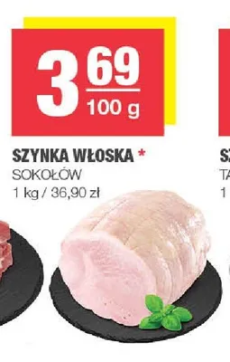 Szynka włoska Sokołów promocja w SPAR