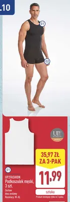 Podkoszulek męski 3-pak UP2FASHION promocja w Aldi