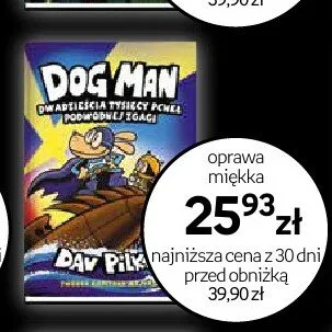 Książka Dog Man Dwadzieścia Tysięcy Pcheł Podwodnej Żeglugi oprawa miękka promocja w Empik