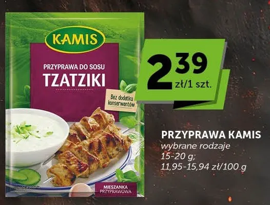 Przyprawa tzatziki promocja w Euro Sklep