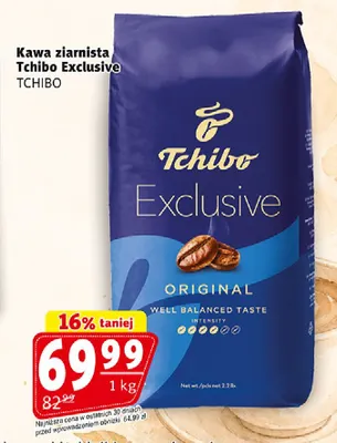 Kawa ziarnista Tchibo Exclusive promocja w Prim Market