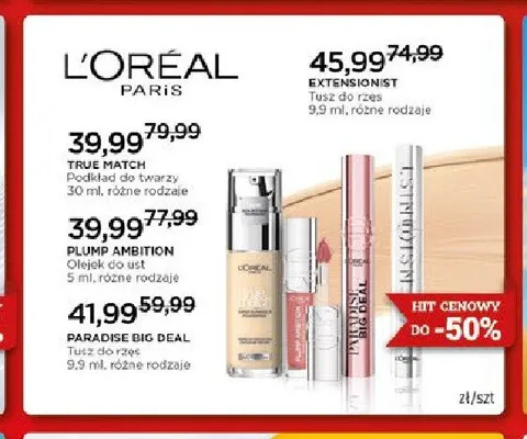 Tusz do rzęs L'Oréal Paris Extensionist promocja w Drogeria Kosmyk