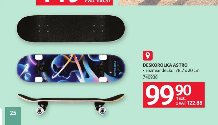 Deskorolka Spokey Astro promocja w Selgros