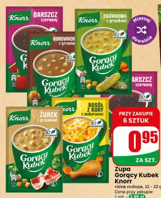 Zupa Gorący Kubek Knorr promocja w Dino