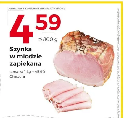 Szynka w miodzie zapiekana Chabura promocja w Frac