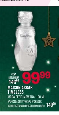 Woda perfumowana Maison Asrar Timeless promocja w Drogerie Natura
