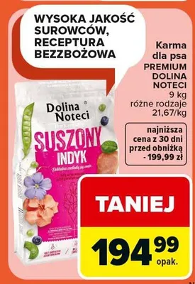Karma dla psa różne rodzaje promocja w Carrefour