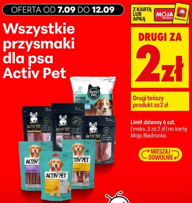 Przysmak dla psa z jagnięciną Activ Pet promocja w Biedronka