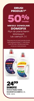 Płyn do prania tkanin czarnych Domofix promocja w Drogerie Natura