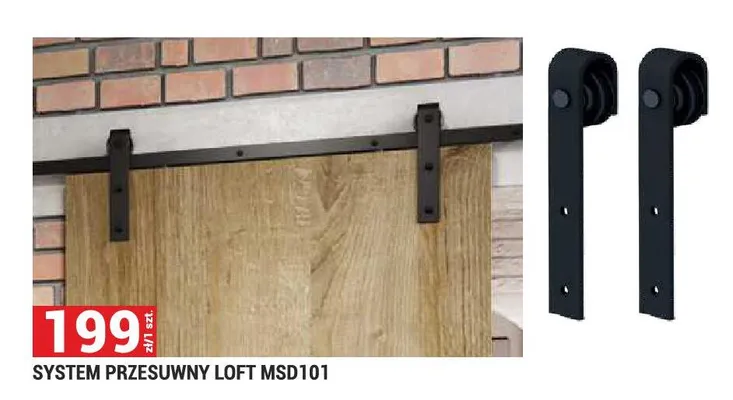 System przesuwny loft MSD101 promocja w Merkury Market