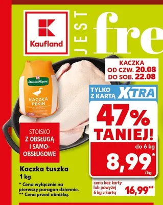 Kaczka Pekin tuszka Stoisko Mięsne promocja w Kaufland