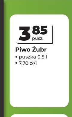Piwo Żubr promocja w Odido