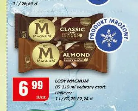 Lody Magnum Classic promocja w Chorten